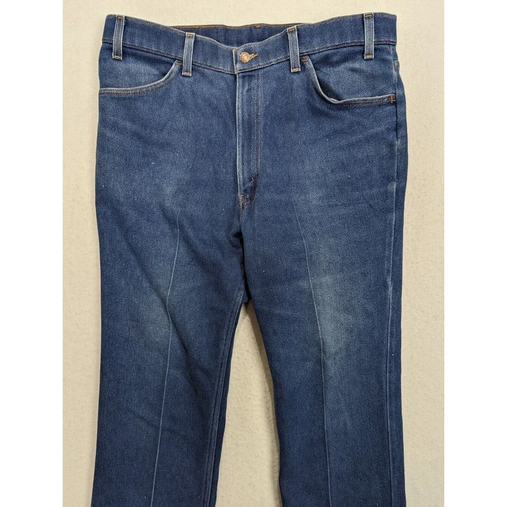 Levis 547 Mens Action Jeans Size 38 x 30 Cotton Blend Blue